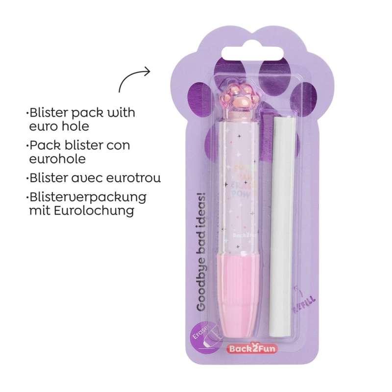 BACK2FUN GUMICA U OLOVCI PAW PINK 