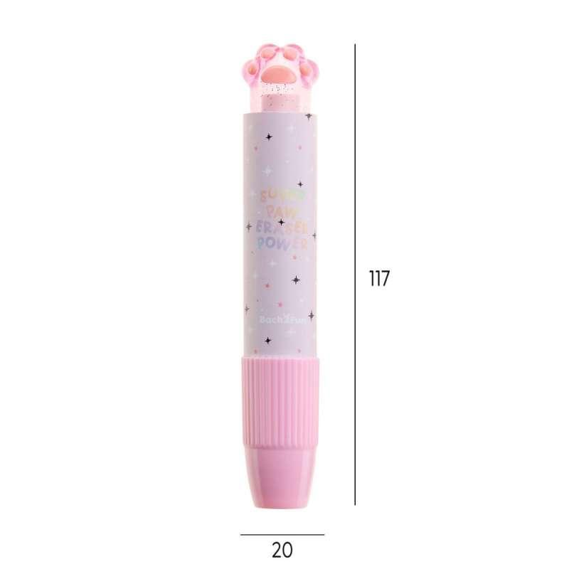 BACK2FUN GUMICA U OLOVCI PAW PINK 