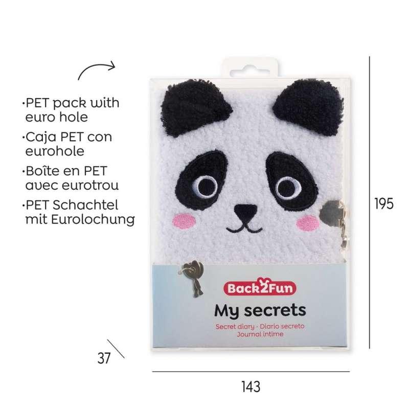 BACK2FUN TAJNI DNEVNIK FLUFFY PANDA 