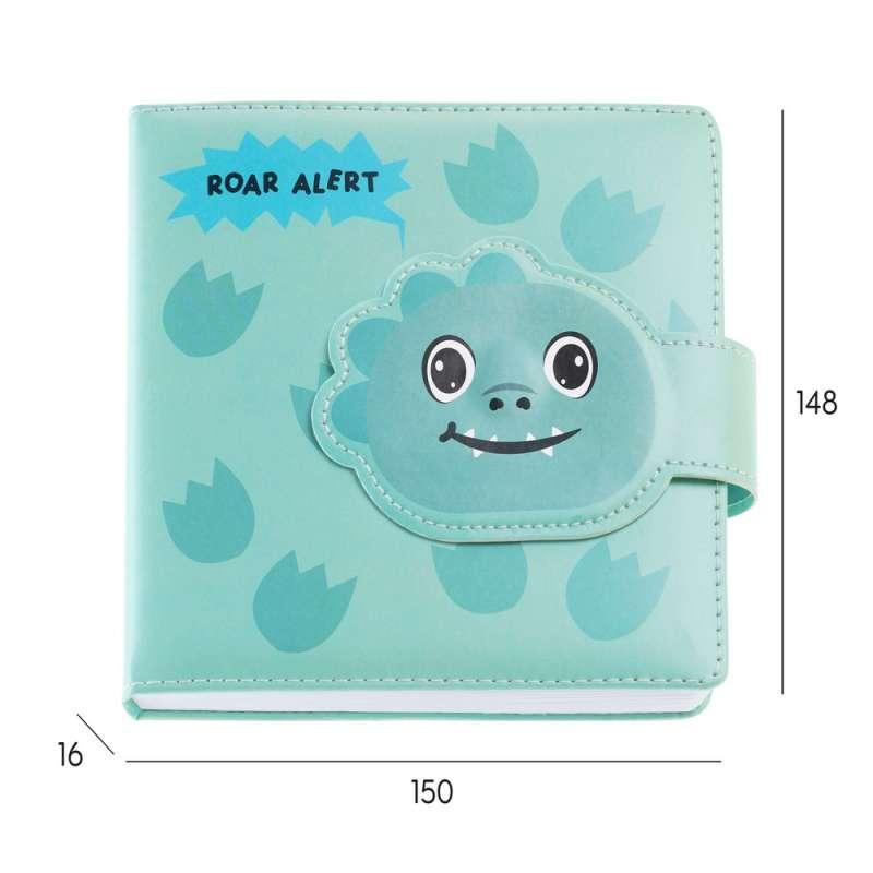 BACK2FUN NOTES PADDED MAGNET DINO 