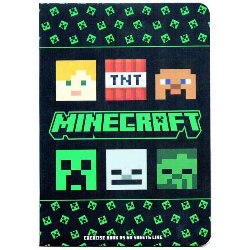 ASTRA SVESKA A5 60L DIKTO MINECRAFT 