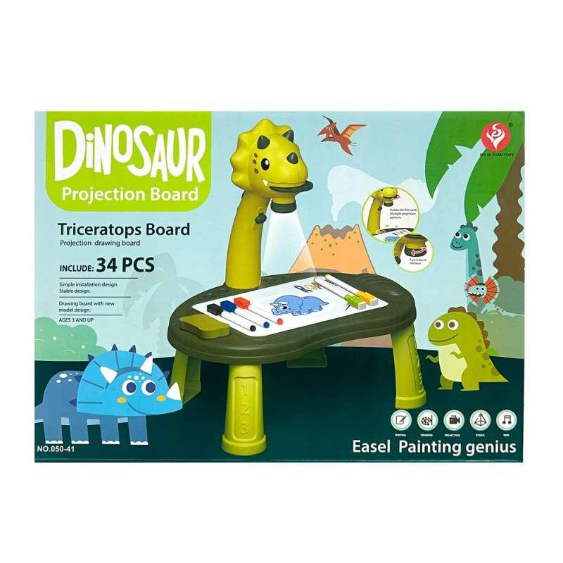 STARWOOD DINO ZELENI TRICERATOPS PROJEKTOR SET ZA IGRU 