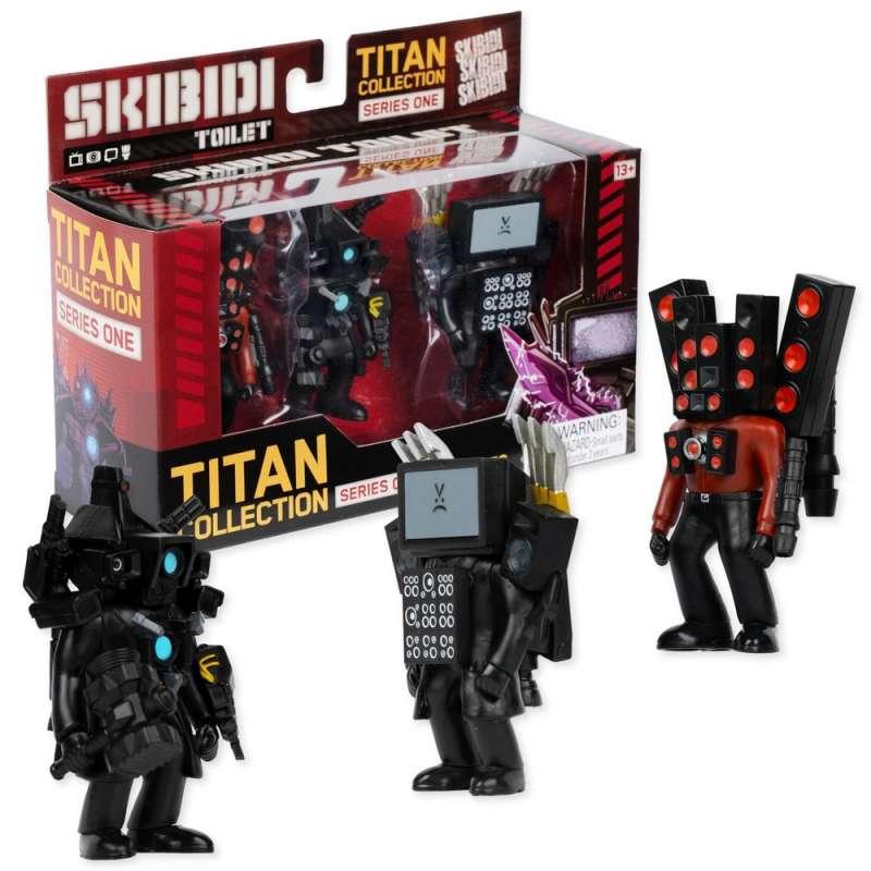 BONK13003 SKIBIDI TOILET TITAN 3 PACK 