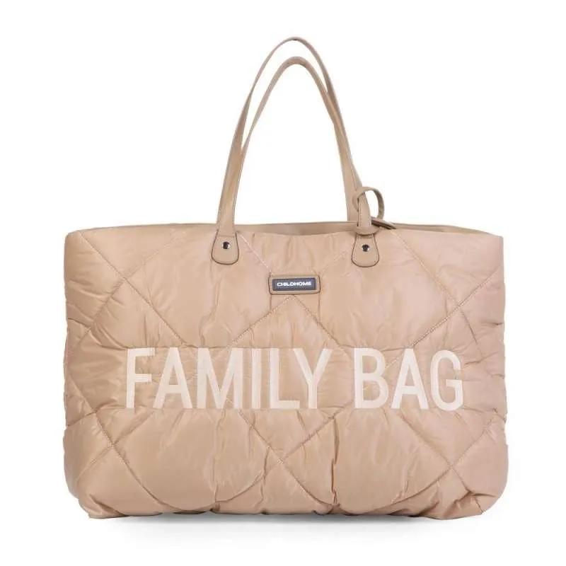 CHILDHOME FAMILY BAG NURSERY BAG PUFFERED BEIGE