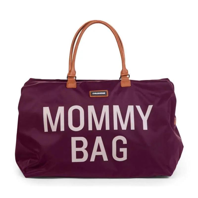 CHILDHOME MOMMY BAG NURSERY BAG AUBERGINE