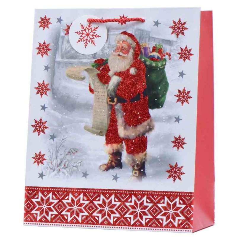 UKRASNA KESA NOVOGODISNJA GLITTER SREDNJA 