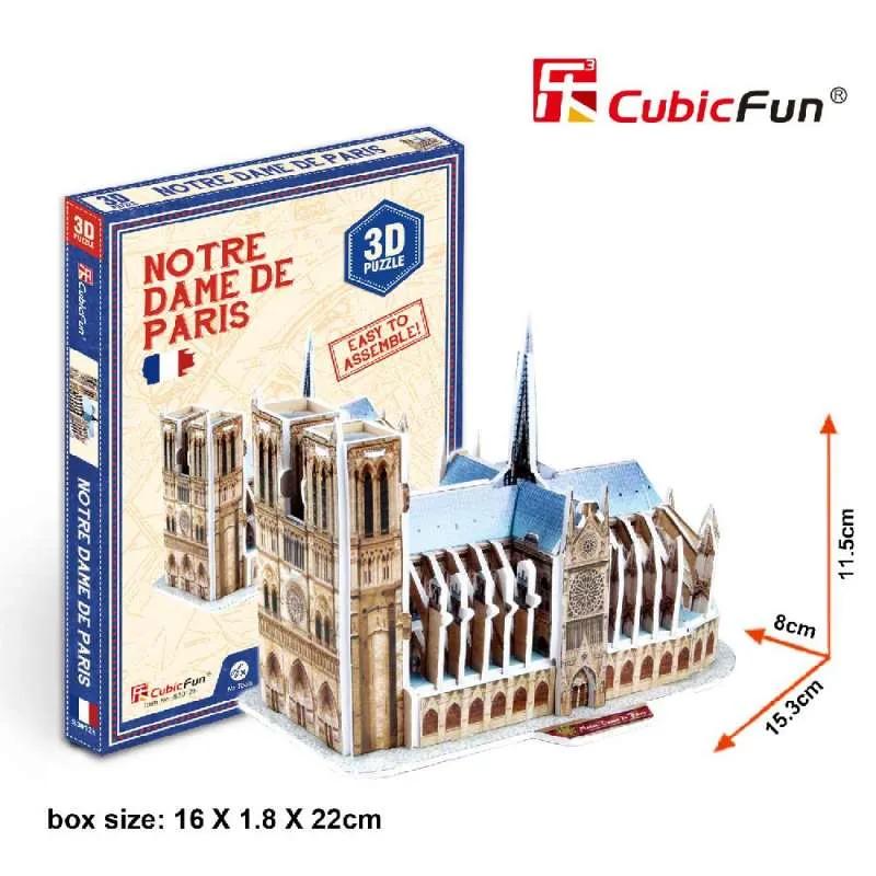 CUBICFUN PUZZLE NOTRE DAME DE PARIS S30 