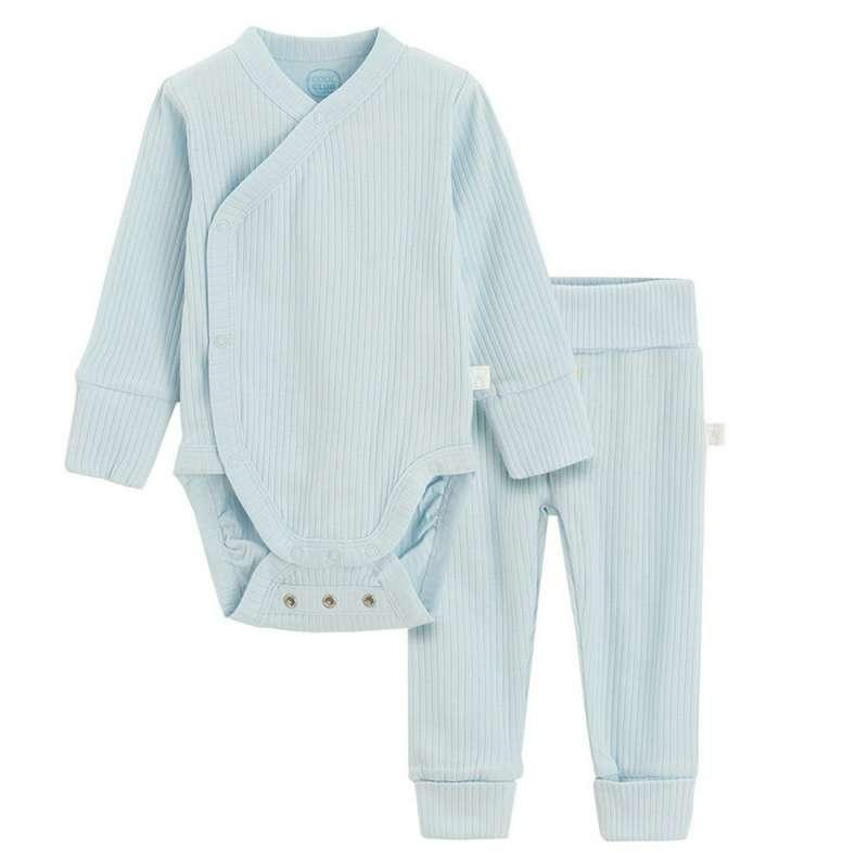COOL CLUB SET BODI DUG RUKAV, DONJI DEO I TRAKA ZA KOSU SETLIGHT BLUE DREAMVERSE