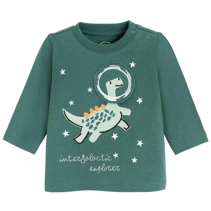 COOL CLUB MAJICA DUG RUKAV DARK GREEN 