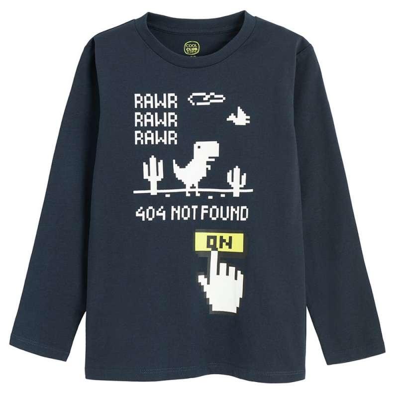 COOL CLUB MAJICA DUG RUKAV DARK BLUE