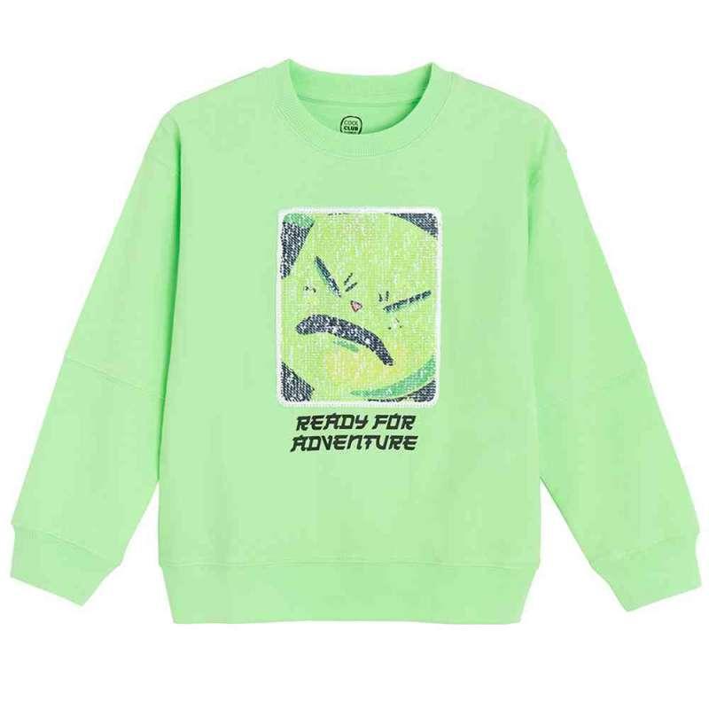 COOL CLUB MAJICA DUG RUKAV LIME 