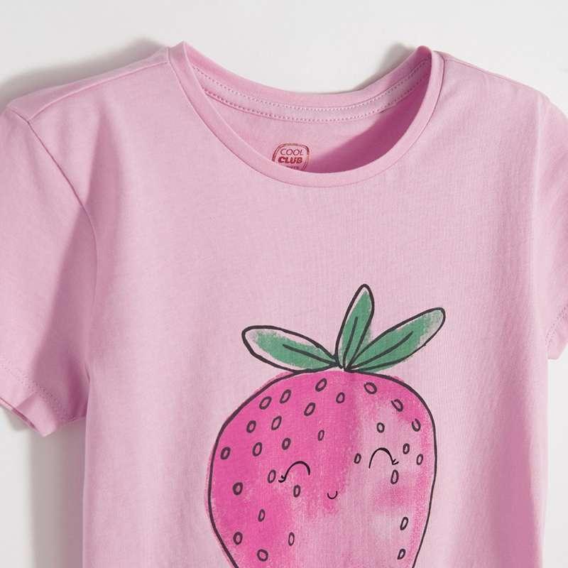 COOL CLUB MAJICA KRATAK RUKAV PINK BOTANIC