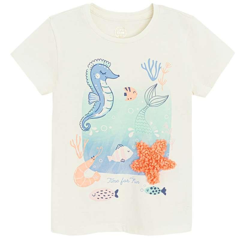 COOL CLUB MAJICA KRATAK RUKAV WHITE MARITIME
