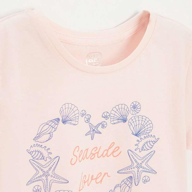 COOL CLUB MAJICA KRATAK RUKAV LIGHT PINK MARITIME