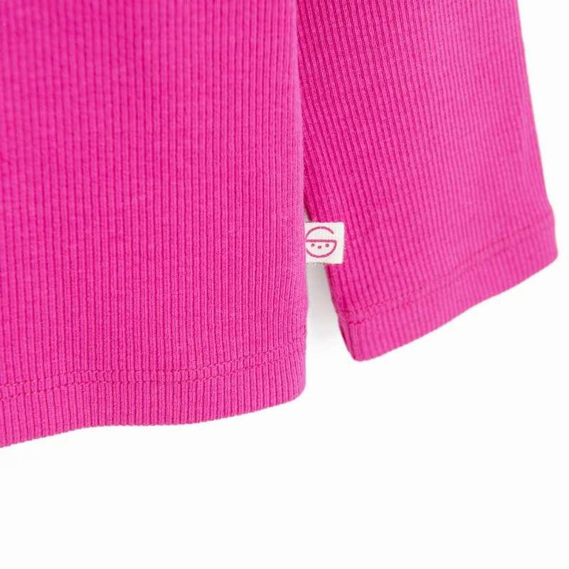 COOL CLUB MAJICA DUG RUKAV FUCHSIA