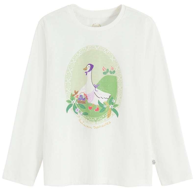 COOL CLUB MAJICA DUG RUKAV OFF WHITE