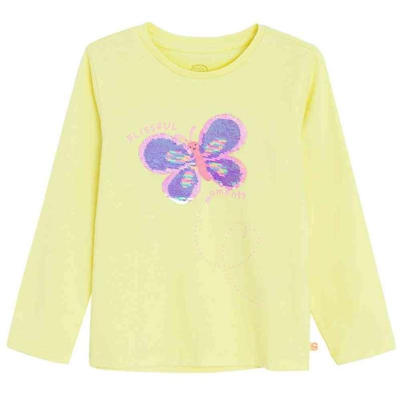 COOL CLUB MAJICA DUG RUKAV YELLOW