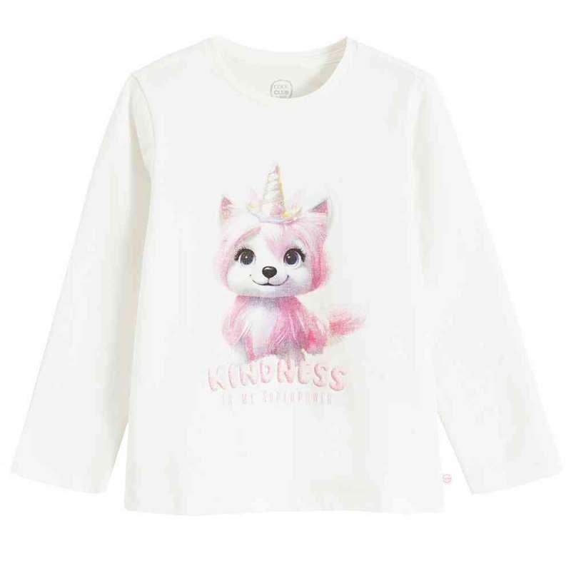 COOL CLUB MAJICA DUG RUKAV WHITE