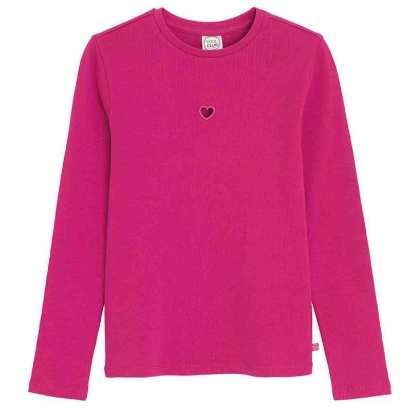 COOL CLUB MAJICA DUG RUKAV PINK
