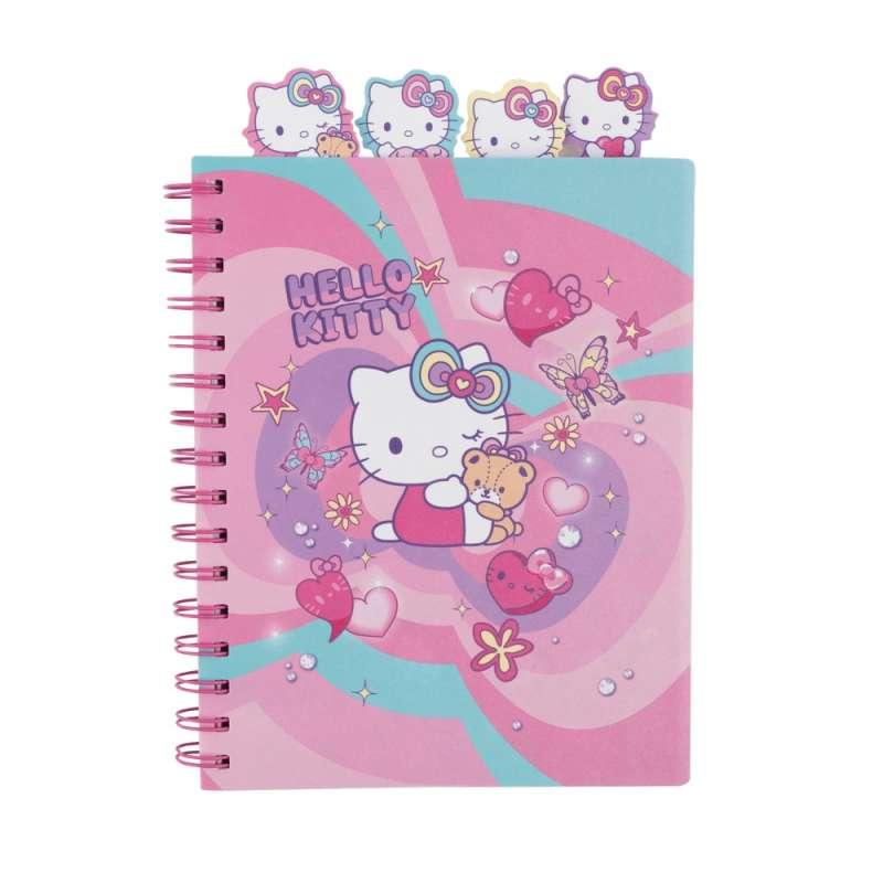 HELLO KITTY SVESKA A5 SA SPIRALOM, 100 LISTOVA 