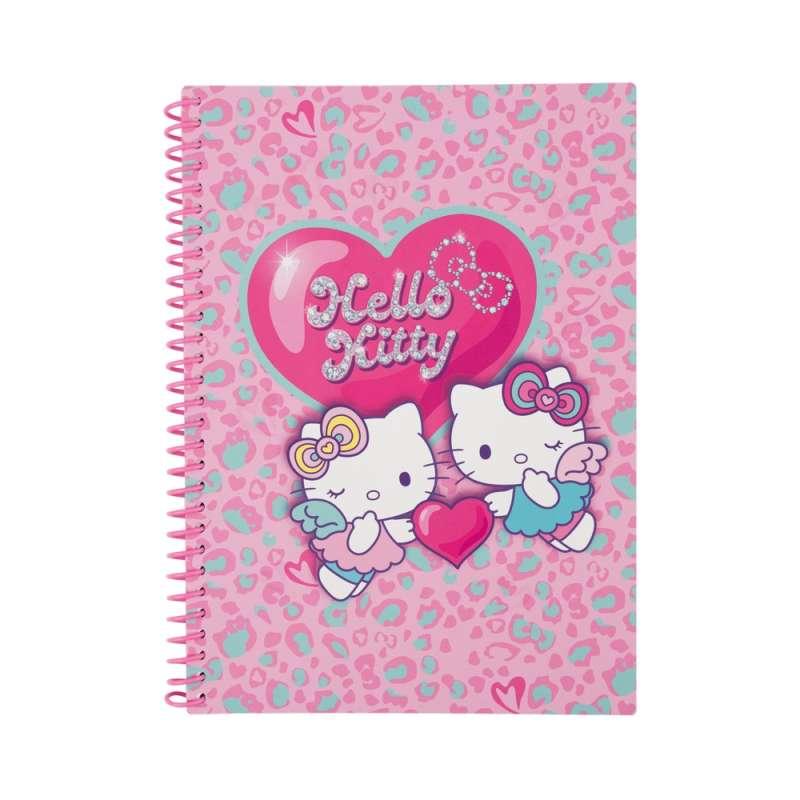 HELLO KITTY NOTES SA SPIRALOM B5 100 LISTOVA 