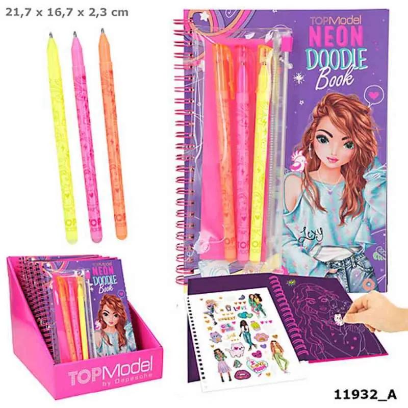 TOP MODEL BOJANKA SA SPIRALOM DOODLE BOOK