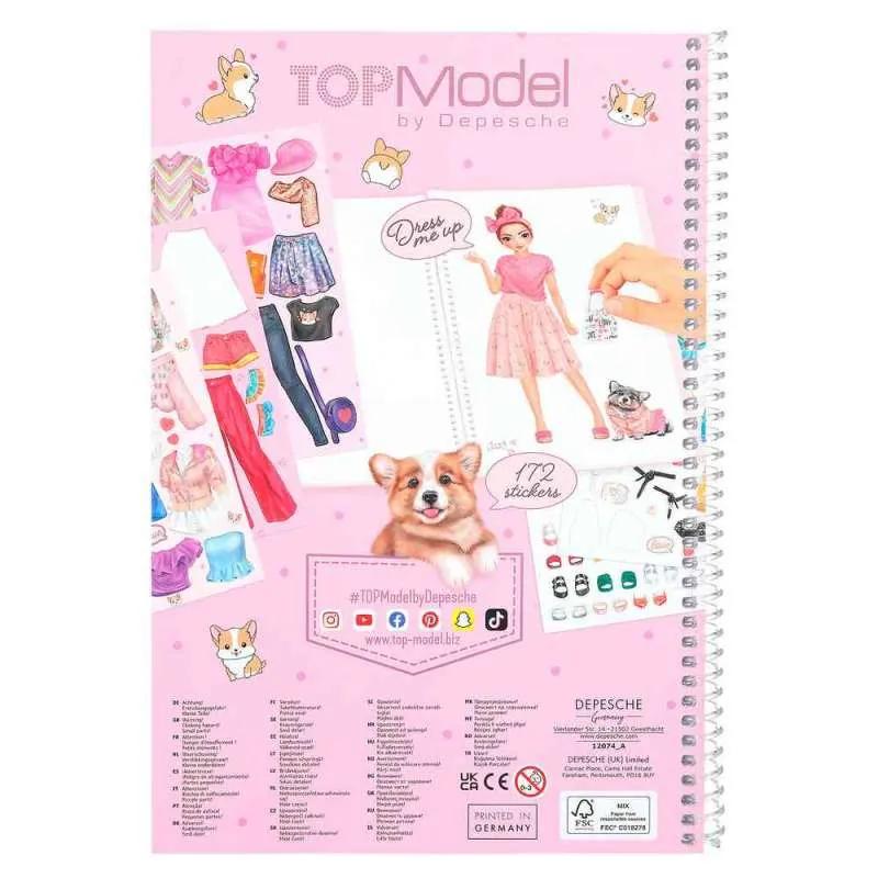 TOP MODEL DRESS ME UP STIKER BOJANKA CORGI 