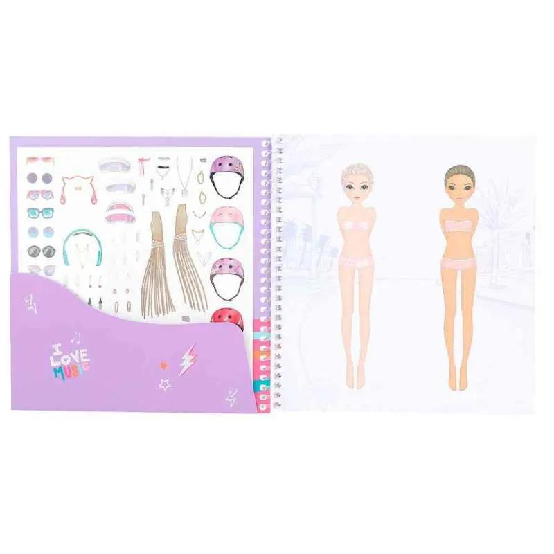 TOP MODEL DRESS ME UP STIKER BOJANKA