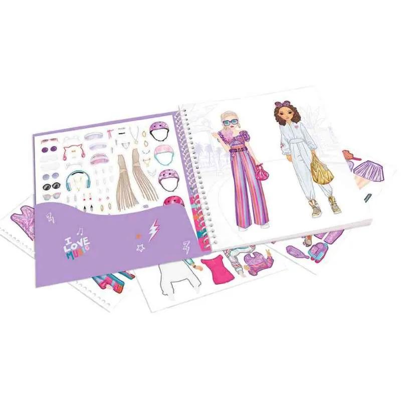 TOP MODEL DRESS ME UP STIKER BOJANKA
