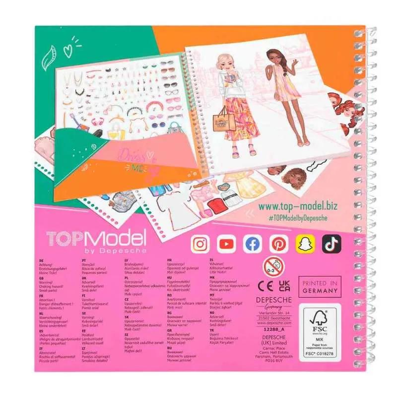 TOP MODEL DRESS ME UP STIKER BOJANKA