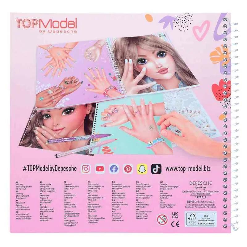 TOP MODEL BOJANKA SA STIKERIMA HAND DESIGN