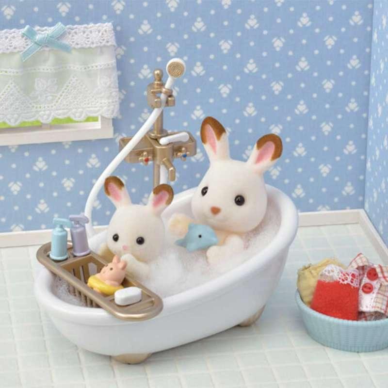 SYLVANIAN COUNTRY BATHROOM SET