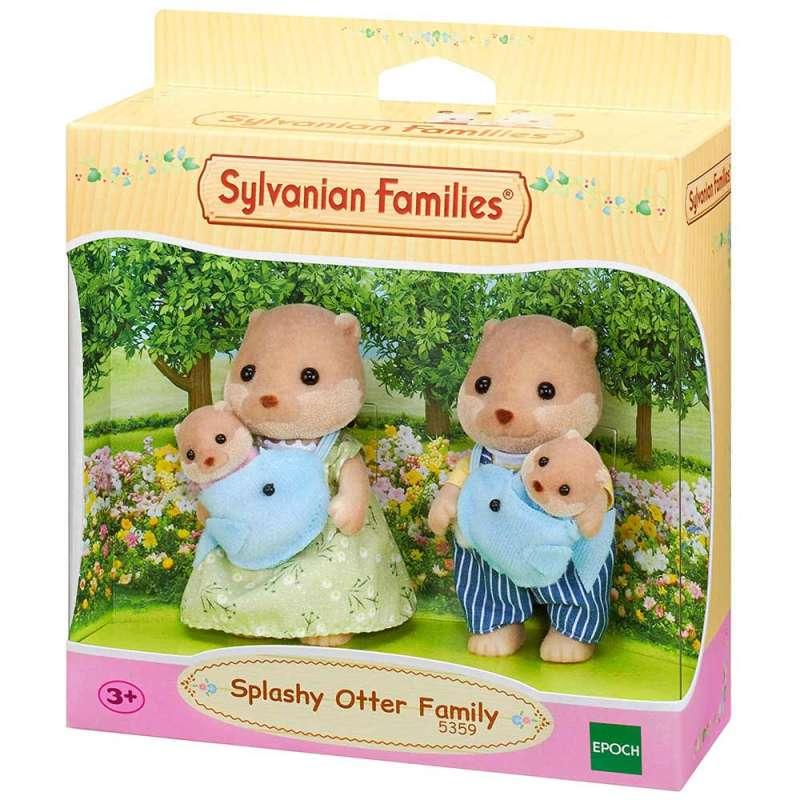 SYLVANIAN SPLASHY OTTER FAMILY