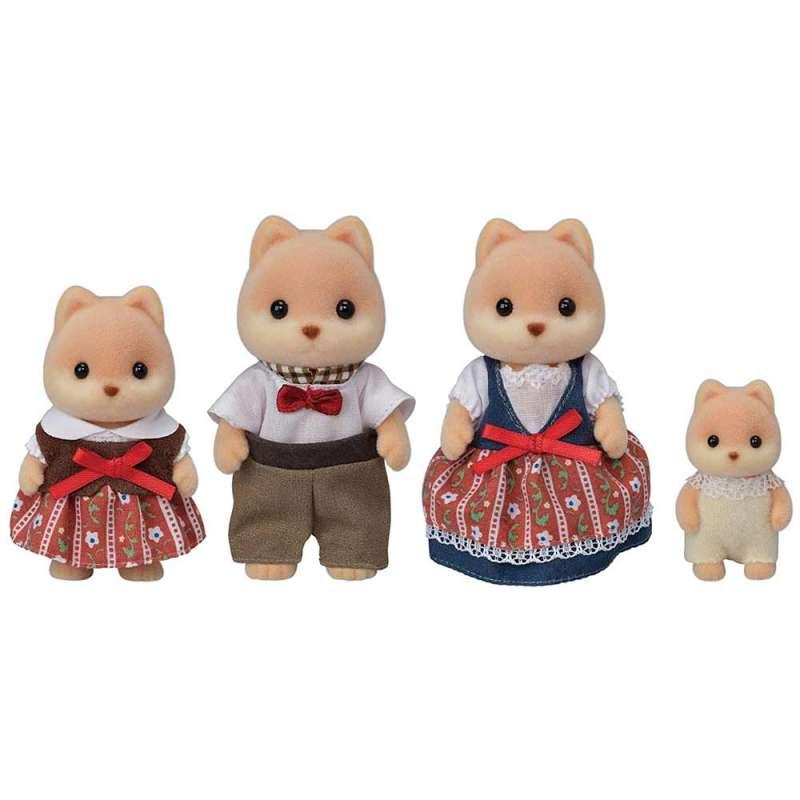 SYLVANIAN CARAMEL DOG FAMILY