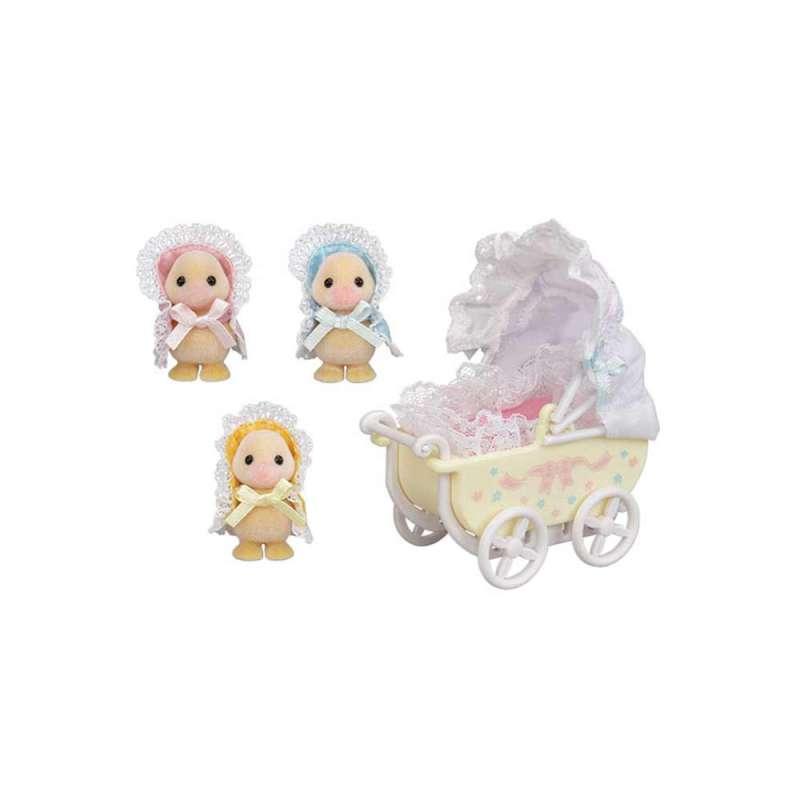 SYLVANIAN DARLING DUCKLINGS BABY CARRIAGE