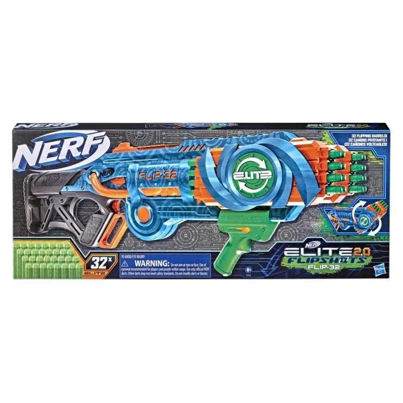 NERF ELITE 2.0 FLIP SHOT FLIP 32˙BLASTER 