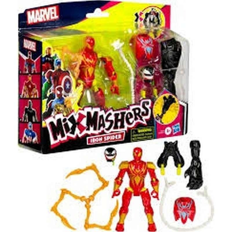 F9206 SPIDERMAN MIXMASHERS DLX FIGURE AST 