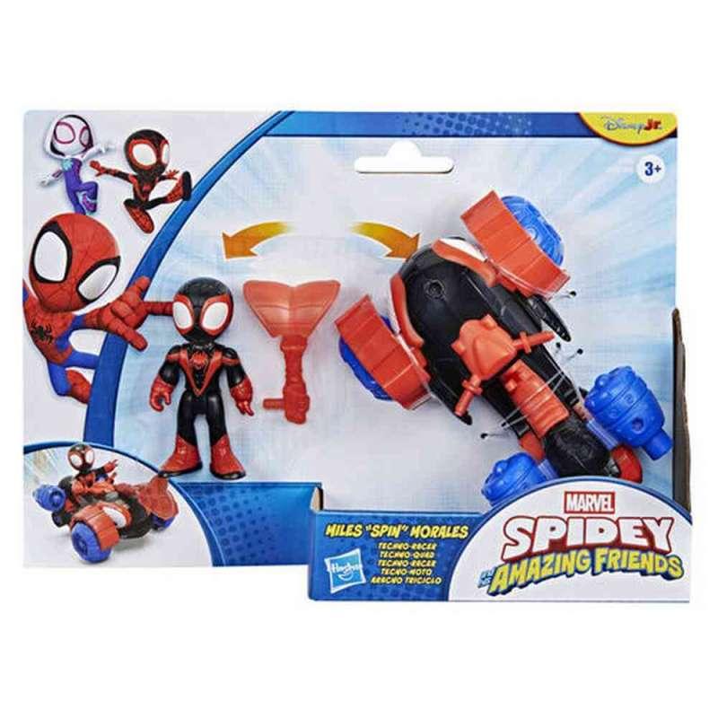 G2460 SPIDEY AND FRIENDS 3IN MILES TECHNO RACER VEH 