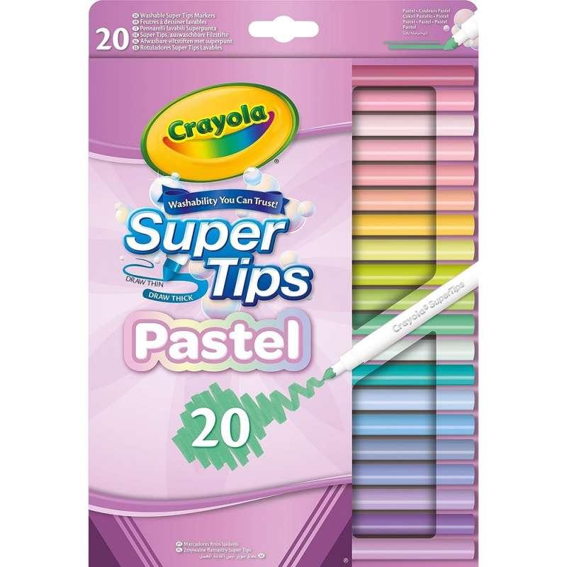 CRAYOLA FLOMASTERI PASTEL 20 KOM