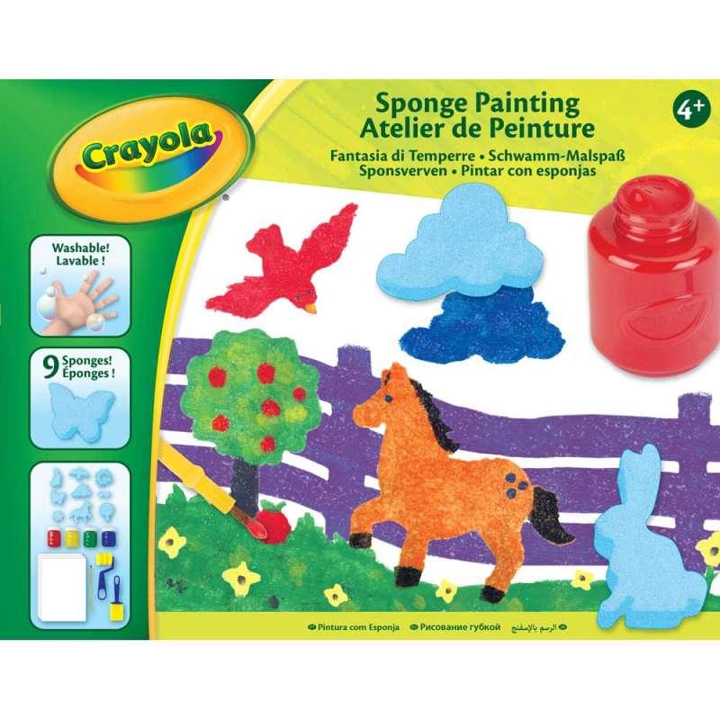 CRAYOLA SPONGE PAINTING SET