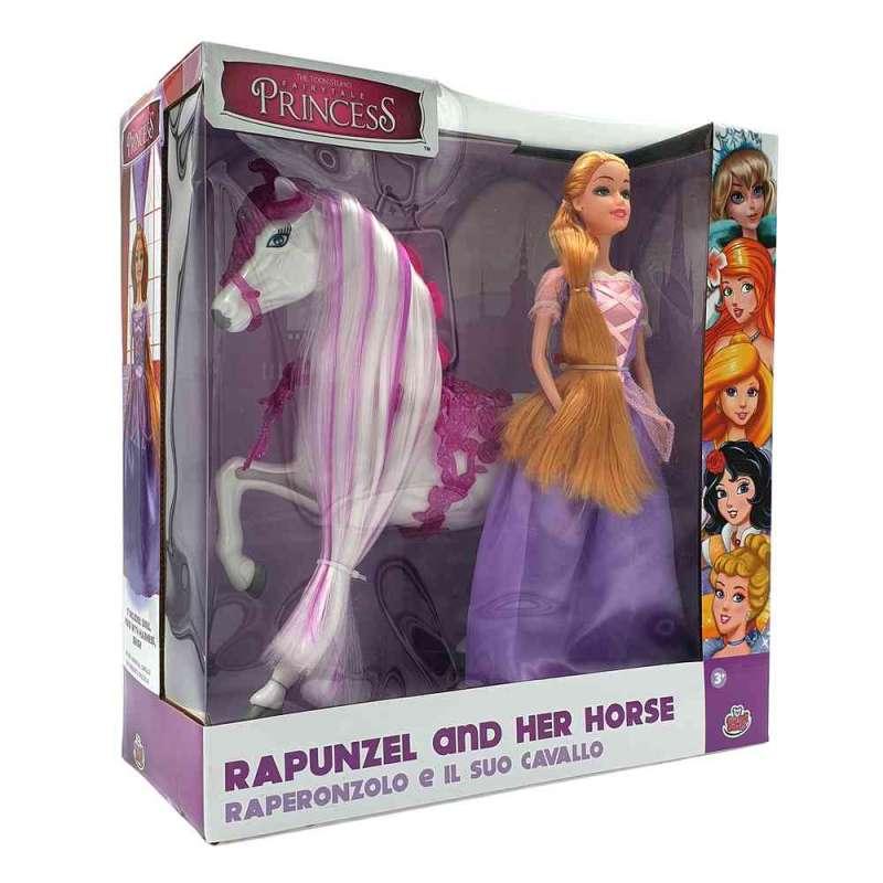 GG03023 PRINCEZA RAPUNZEL 30 CM S KONJICEM 