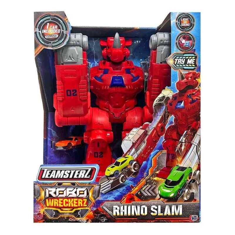 HL1407004 TEAMSTERZ ROBO WRECKERS RHINO SLAM SET ZA IGRU 