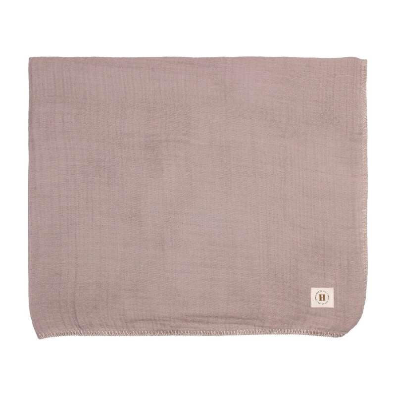HYGGE PREKRIVAC OD MUSLINA, DVOSLOJAN, COOKIE BEIGE, 100X80CM 