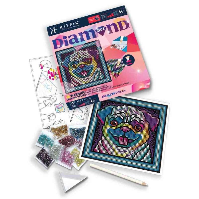 KFFP2026  CLASSIC DIAMOND ART SET DOG 