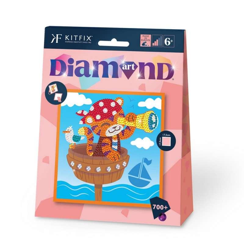 KFFP2514 JUNIOR DIAMOND ART SET LITTLE PIRATE 