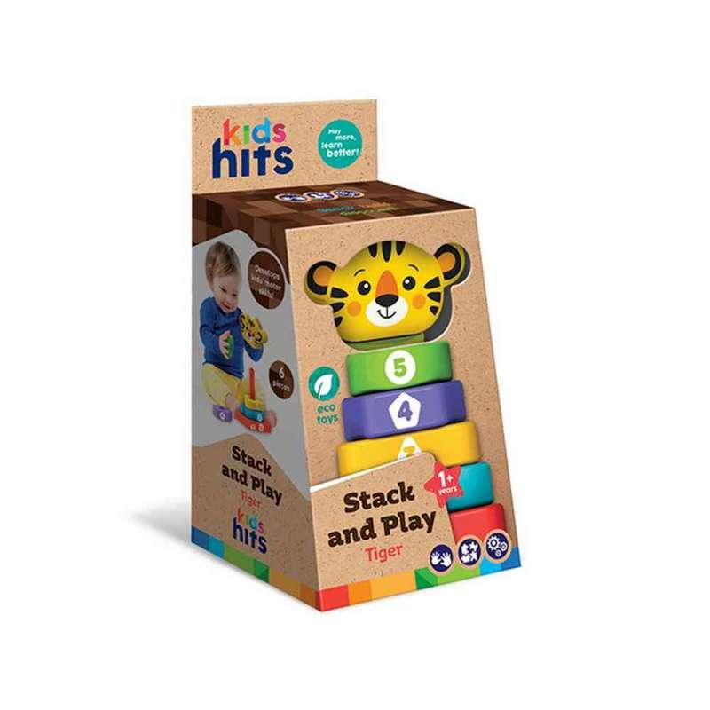 KIDS HITS DRVENA KULA ZA SLAGANJE TIGAR 