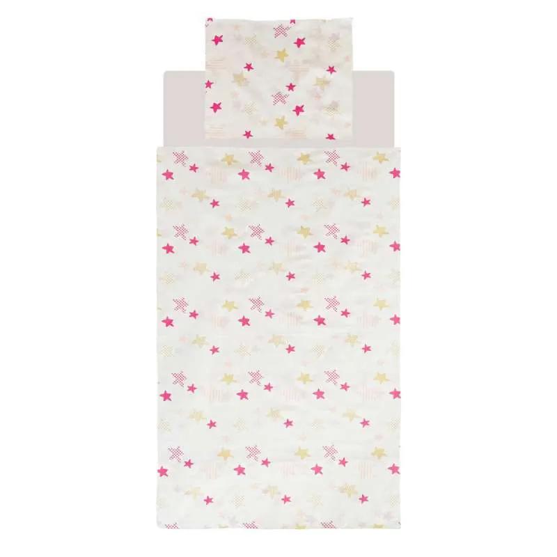 KIDZZ POSTELJINA ZVIJEZDICE ROZE 3/1