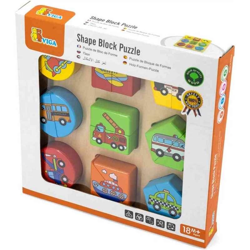 IGR DRVENE PUZZLE 18 DJELOVA - VOZILA 