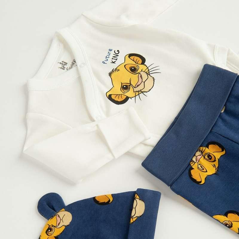 COOL CLUB SET BODI DUG RUKAV, DONJI DEO I TRAKA ZA KOSU DISNEY THE LION KING MIX