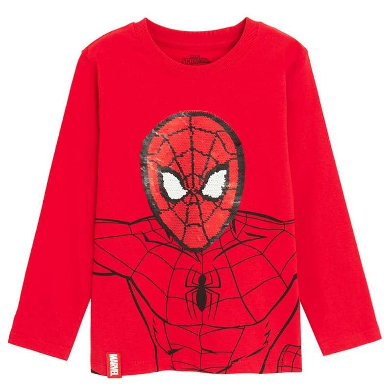 COOL CLUB MAJICA DUG RUKAV MARVEL SPIDER-MAN RED BOTANIC